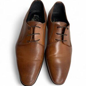 Sarti Artisan Antica Sartoria Italy Brown Leather Dress Shoes Men's 7 US 40 EU